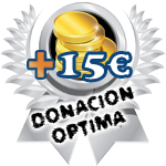 Medalla de donación de plata