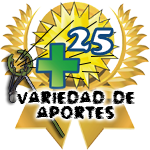 Aportador Fiel de Oro +25